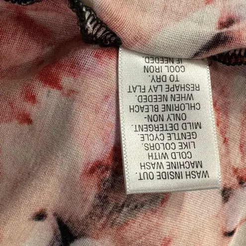 Simply Vera, Vera Wang Simply Vera Vera Wang Large Top Floral Sleeveless V-Neck Stretch Hi-Low Hemline