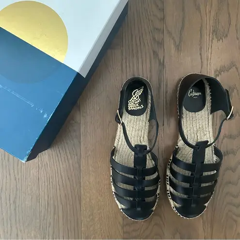 Castaner NIB x Ancient Greek Sandals Women's Chios Espadrille Sandal Black 40 EU