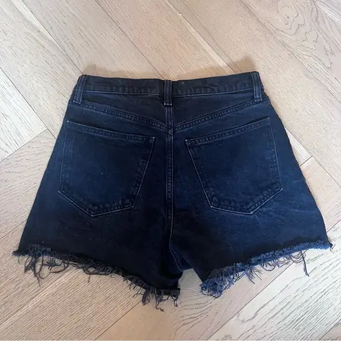 Abercrombie & Fitch  High Rise Mom Shorts Curve Love Black 4”