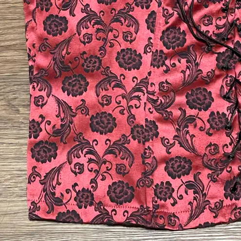 Frederick's of Hollywood Vintage Frederick’s Of Hollywood Red Black Tank Corset With Boning Size 1X