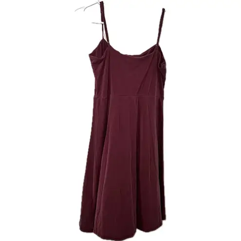 Lulus Women's  wine red adjustable tank top dress Size M