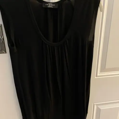 🔵 Women’s Black sleeveless tunic top size Small