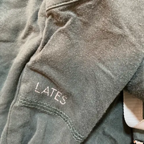 LATES Lounge Set Women's Size L Olive Green Shirt & Pants Casual Comfy Size L