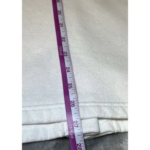 Top Stitch by Morning Sun Sweater Women Size Medium White Embroidered Button Vtg