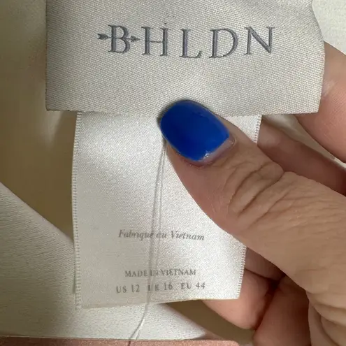 BHLDN NWT Cali Satin Charmeuse Slip Dress Ivory US Size 12 Bridal Reception