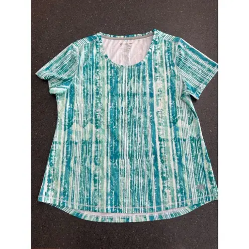 Reel Legends Girls Blue V-Neck Athletic Shirt size PL