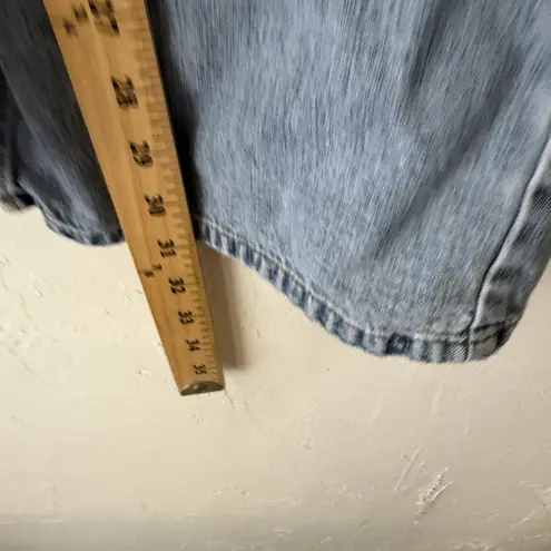 BKE Denim Jeans Y2k 27x33.5 Long Blue Bootcut Casual Distressed 100% Cotton