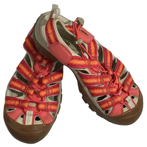 Keen Newport H2 Coral Safari Waterproof Anti Odor Sandals Women 10 Hiking Shoes