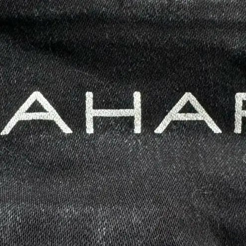 Tahari Kelly black mid rise slimming skinny jeans, size 14W minimalist preppy