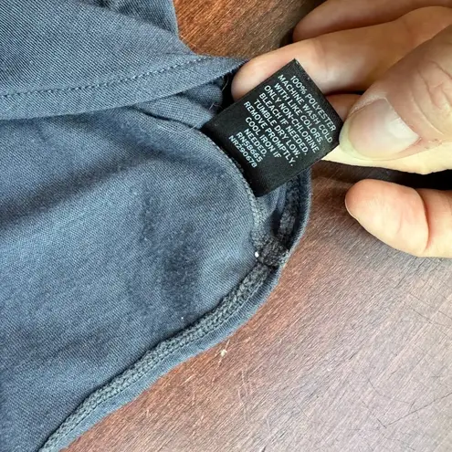 Zella NORDSTROM Split Back Off Shoulder Drape Crop Top - medium