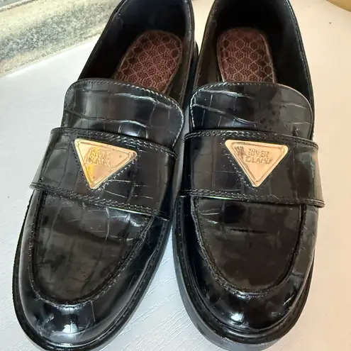 River Island Black Loafers