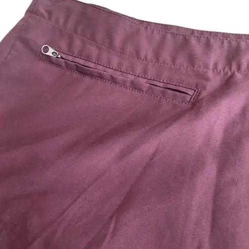 Patagonia  skort maroon burgundy size zip size 6