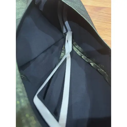 RICK OWENS leather blend Athena Mini Dress In Metallic Acid IT 40 / US 4 nwt Green Size undefined