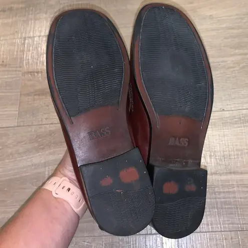 G.H. Bass &Co. Bass Katherine 2 Wefjuns brown leather office loafers made in Brazil