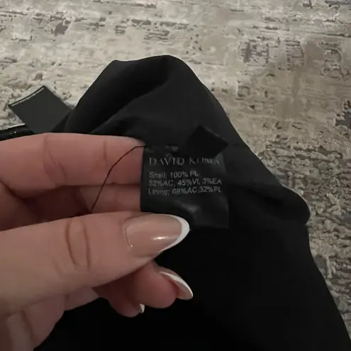 NWT David Koma Silver One Shoulder Lamé Mini Dress Size 6 UK / 2 US $1,460