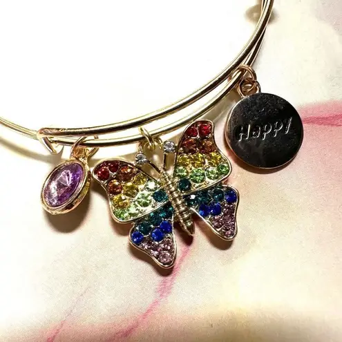 Bundle of 3 adjustable charm bracelets