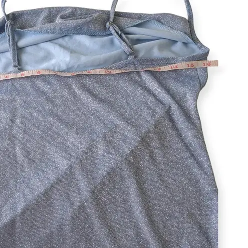 Jump Apparel Mini Dress Light Blue Glitter Club Eras Tour Cocktail Dress