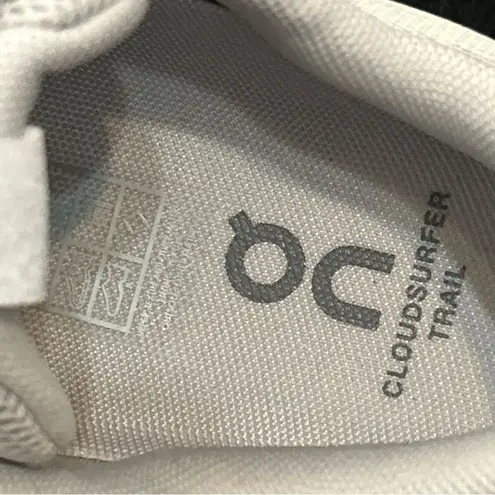 ON CLOUDSURFER Trail Missiongrip glacier dust shoes sneakers women’s 8 new Blue