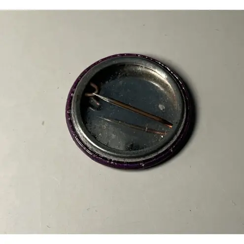 Vintage Prince Button Pin 1980s Pop Icon Retro Music Memorabilia Collectible Bad Purple
