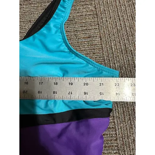 Blair Swimsuit Swimdress Plus 24W Slimming Tummy Trimmer Black Blue Purple NEW