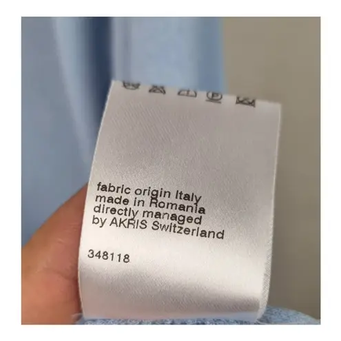 Akris Baby Pastel Powder Blue Slip Dress