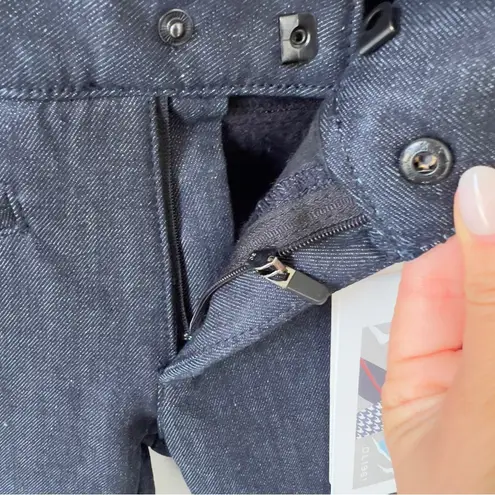 NWT PERFECT MOMENT Embroidered Denim Ski Pants Flawed Zipper Blue Size XS