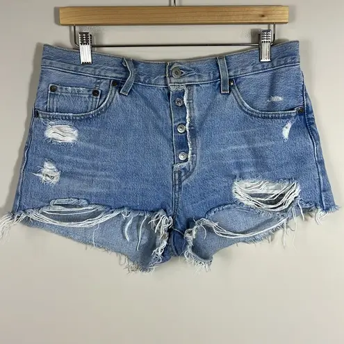 Levi's  Women's 501 Button Up Fly Cut Off Shorts Size 29