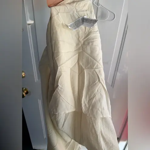 FOREVER 21+ Wide Leg Palazzo Pants Cream 3X NWT