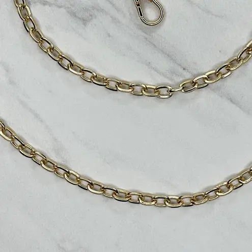 Gold Tone Chain Link Purse Handbag Replacement Strap ✨