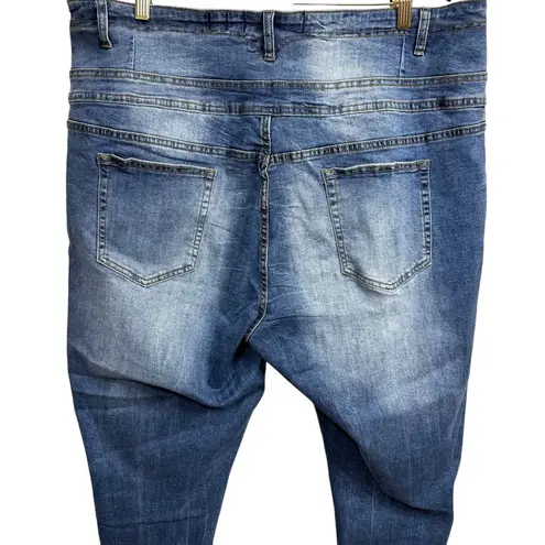 Women's Chic Denim Harley Corset Skinny Jeans Size 24S Blue