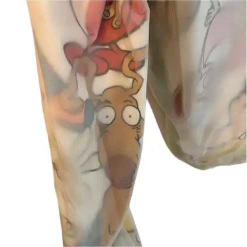 Members Only x Nickelodeon Collab Translucent Rain Jacket Characters Size S