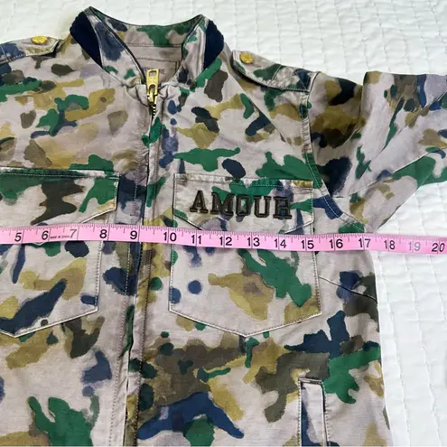 Zadig & Voltaire Kavy Watercolor Camo Jacket Size XS