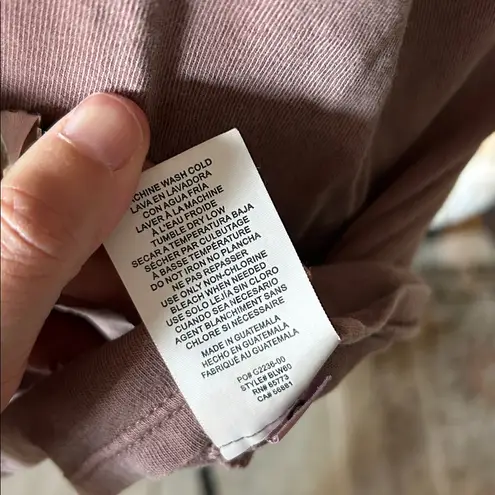 O'Neill O’Neill washed brown pictographic, desert, sun, volcano, cotton T-shirt S