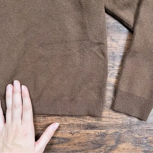 Anthropologie Daily Practice by  • V-Neck Sweater oversized Dark Mink Brown knit