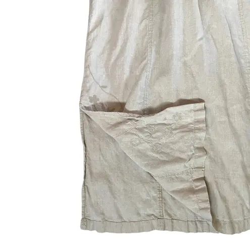 Linden Hill Vintage 90s Linen Midi Skirt š„