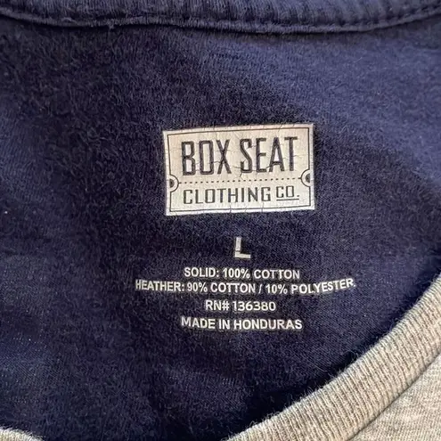 Box Seat Clothing Blue Gray Auburn Tigers Jersey Shirt Womens Large Football