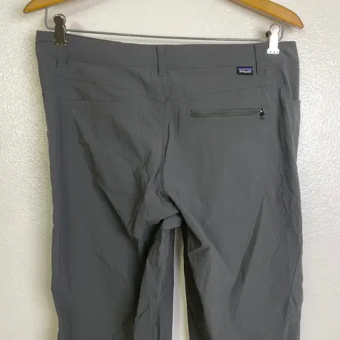 Patagonia  Womens Quandary Pants 10 Gray Outdoors Hiking Trail Trek Cargo 34x31