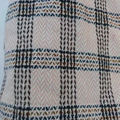 Wild Fable  Pink Plaid Mini Skirt Clueless Academia Size L