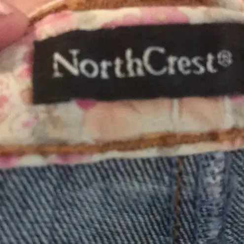 North Crest - cuffed blue jean shorts s10