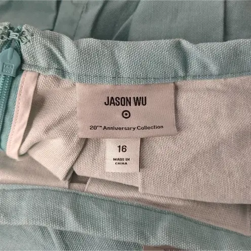 Target Jason Wu x  Pleated Canvas Skirt Blue 16