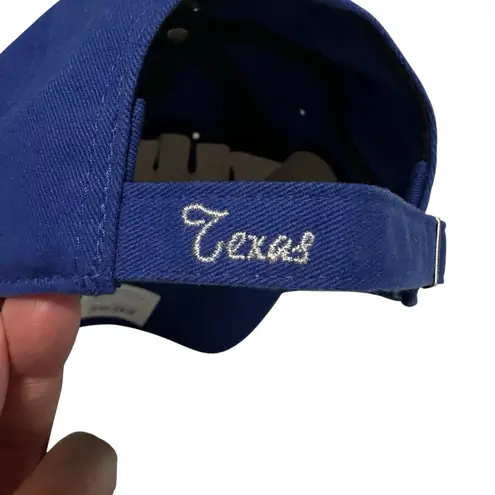 47 Brand Texas Rangers Sparkle Sequin Hat Women's '47 Clean Up Cap Adjustable Blue MLB