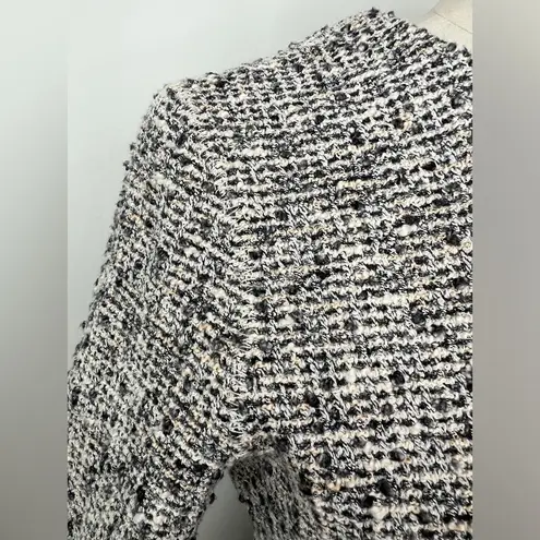 St. John Boucle Ecru Multicolor Knit Mini Dress size 6