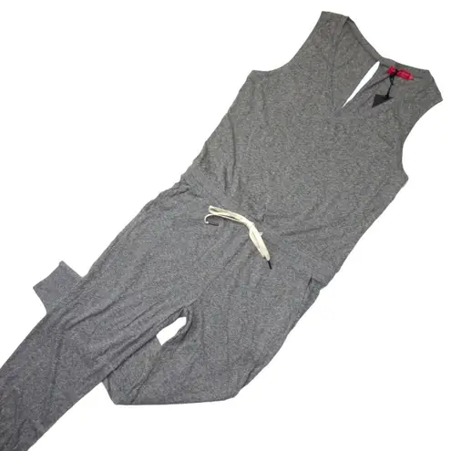 n:philanthropy NWT Flower Jumpsuit in Heather Gray V-neck Jogger XL $178