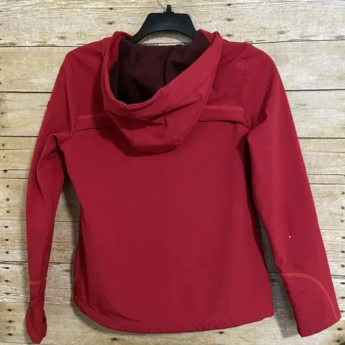 32 Degrees Heat 32 Degrees Women's Red Waterproof Hooded Softshell Jacket - Size Small - Zipper