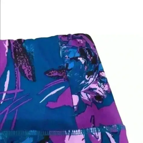 Kay Unger  Tropical Floral‎ Print Tummy Control High Waisted Pull On Size Medium