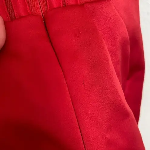 House Of CB  “Lulu”‎ Red Asymmetric Drape Midi Corset Dress NWOT size XS