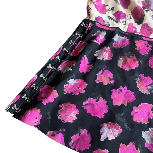 Proenza Schouler 100% Silk Sleeveless Blouse Floral Print Top Shirt Size 10