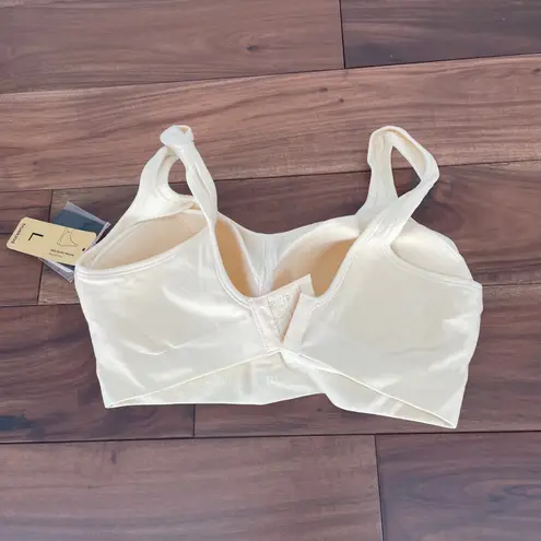 Truekind Daily Comfort Wirefree Shaper Bra L Beige Seamless Support Size L