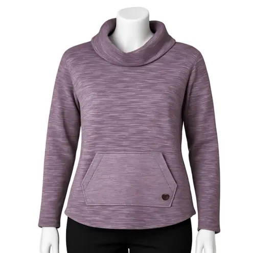Burton Cowl Neck Sweatshirt Womens L Purple Long Sleeve Pullover Casual Outdoors
