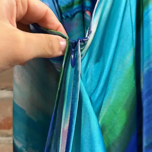 flowy and silky dress Blue Size XS